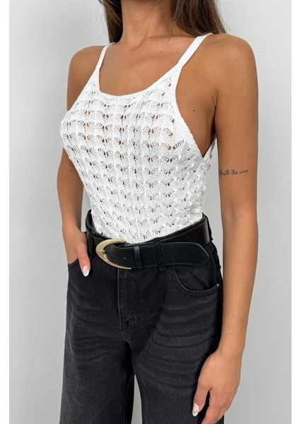 Askılı Triko Bluz modelleri