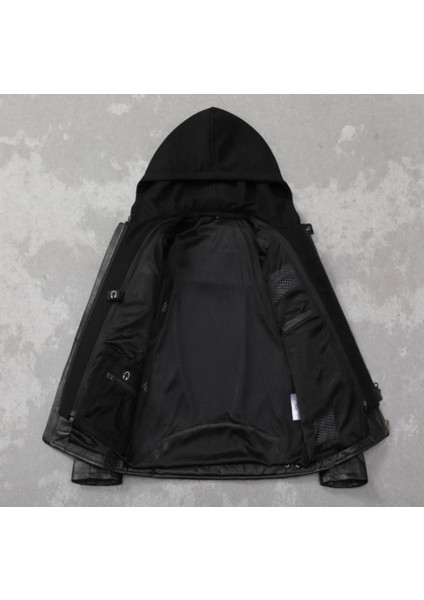 Çıkartılabilir Kapüşonlu Hakiki Deri Mont Slimfit Kesim modelleri