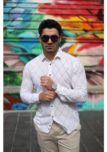 Erkek Şamre Kumaş Gömlek