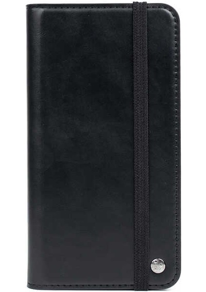 Xiaomi Redmi Note 10 Pro Kılıf Omsy Multi Cüzdan Kılıf-Siyah