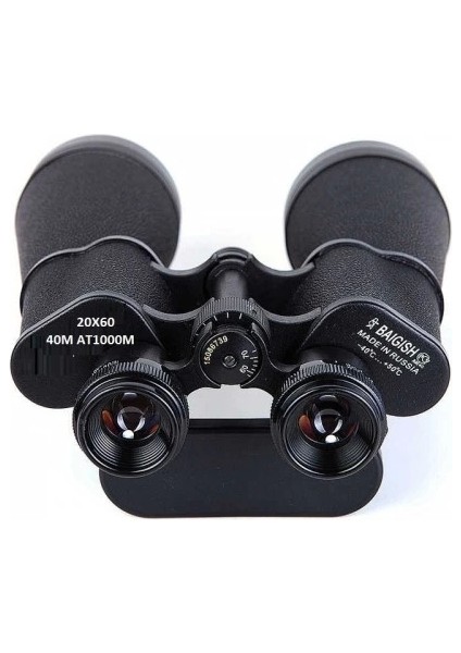 Baıgısh 20X60 Orjınal Rus Çift Gözlü Metal Dürbün, Komple Metal Dayanıklı Dürbün
