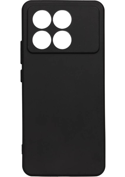 Xiaomi Poco X6 Pro Kılıf Omsy Biye Silikon-Siyah