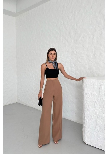 Yüksek Bel Pensli̇ Palazzo Pantolon fiyatları