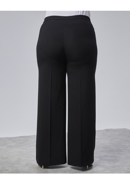 Poly Viscose Full Lycra Beli̇ Lasti̇kli̇ Battal Pantolon fiyatları