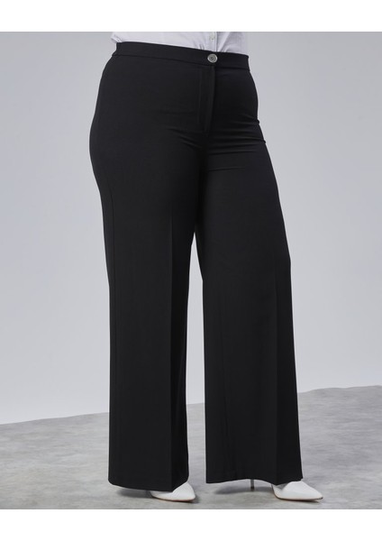 Poly Viscose Full Lycra Beli̇ Lasti̇kli̇ Battal Pantolon modelleri