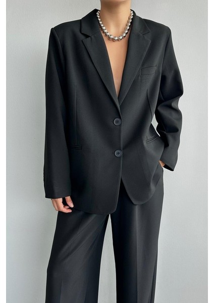 Oversize Ceket - Siyah