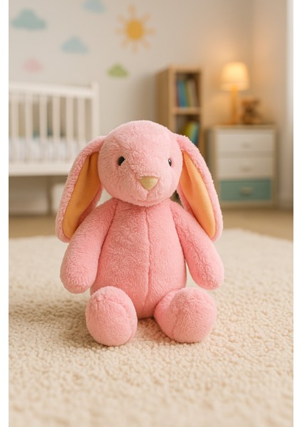 Uzun Kulaklı Yumuşak Tavşan Peluş Oyuncak – Uyku Arkadaşı - Yumuşak, Uzun Kulaklı,