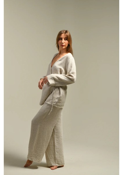 Kenevir Yüksek Bel Pantolon modelleri