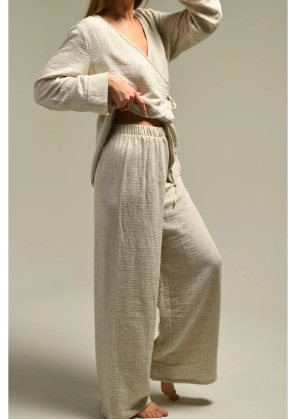 Kenevir Yüksek Bel Pantolon fırsatları