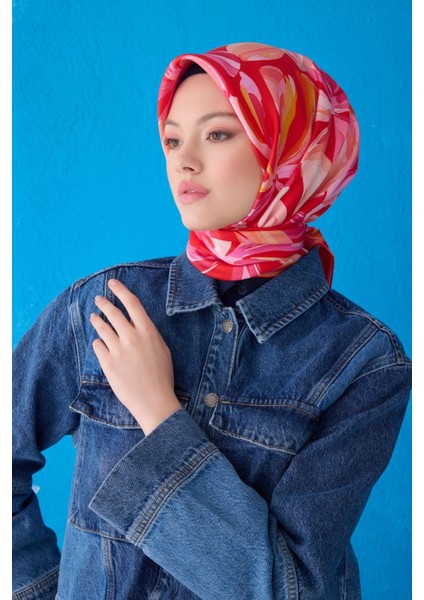 %100 Sura Ipek Eşarp 4107D 80