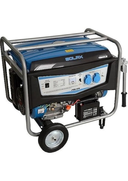 YM-8000 Lqe Ipli Marşlı Monofaze Benzinli Jeneratör 8 Kva