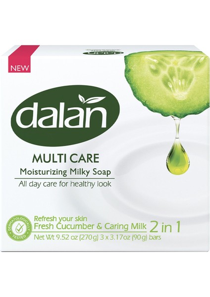 Multicare Su&salatalık 3X90 G
