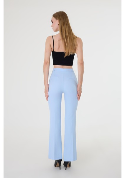 Kadın Bebe Mavi Ispanyol Paça Pantolon fiyatları