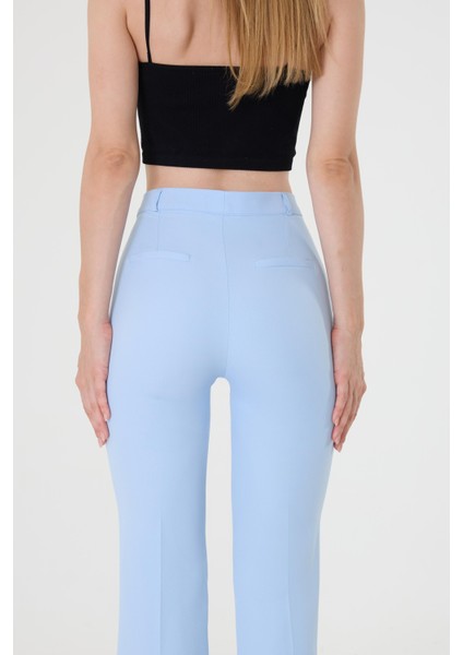 Kadın Bebe Mavi Ispanyol Paça Pantolon fırsatları