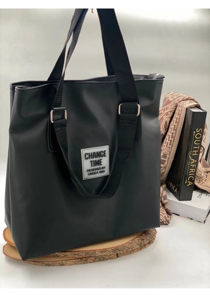 Patlı Kadın Shopper Omuz Çantası