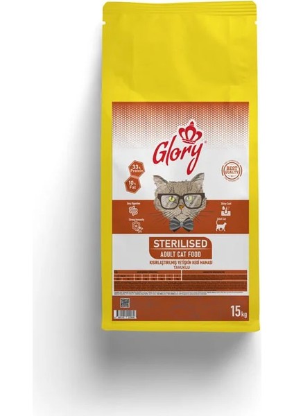 Tavuklu Kısırlaştırılmış Kedi Maması 15 kg