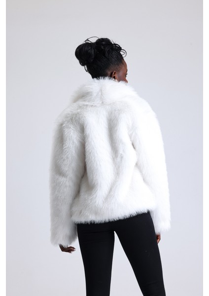 Geniş Yaka Kalın Kürk Mont Kaban indirimleri