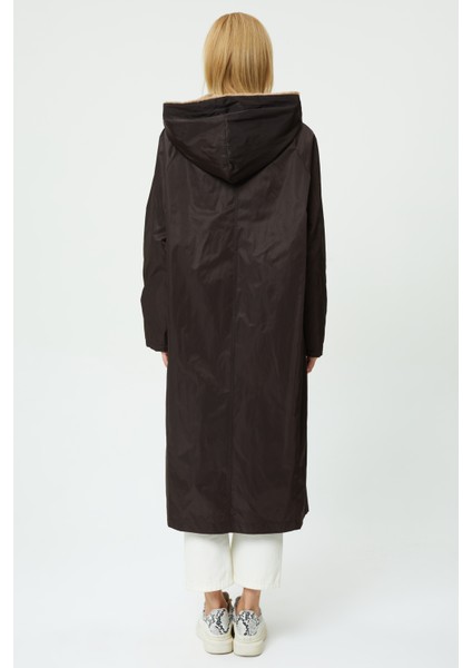 Veger Içi Kürklü Su Geçirmez Uzun Trençkot indirimleri