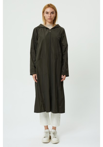 Veger Içi Kürklü Su Geçirmez Uzun Trençkot fiyatları