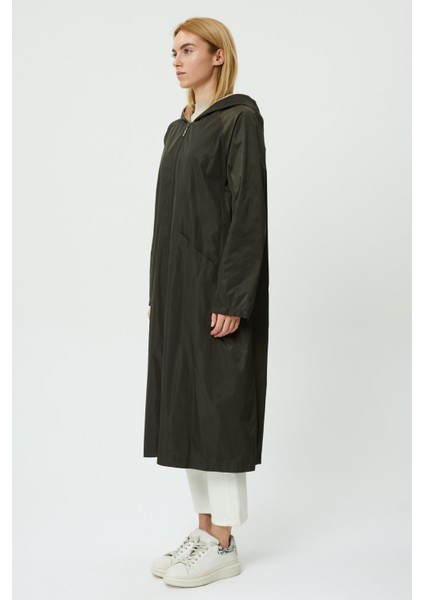 Veger Içi Kürklü Su Geçirmez Uzun Trençkot modelleri