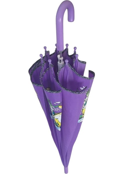 Rubanis Siyah Çocuk Şemsiyesi 4 - 9 Yaş