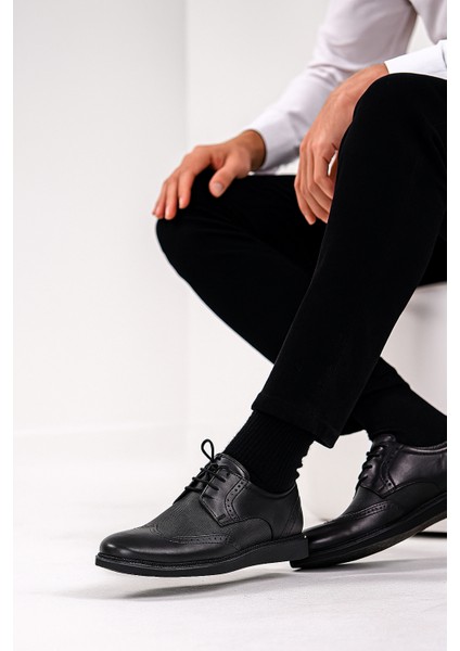 GR0389 Hakiki Deri Hafif Eva Taban Küçük Numara 38 Numara Garson Boy Damatlık Erkek Klasik Ayakkabı