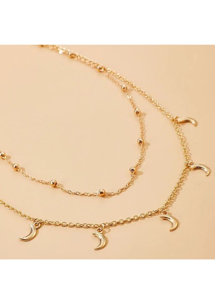 Şıklığınızı Tamamlayacak Aylı Zincir Kolye