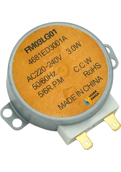 Lg Uyumlu Bulaşık Makinesi Senkron Motoru SSM16-H 4681ED3001A