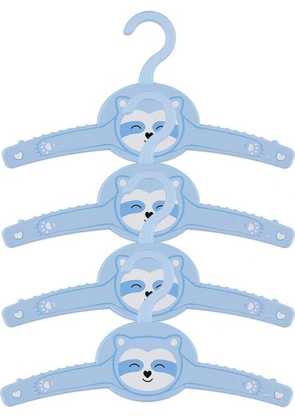 4 Adet Funny Çocuk Elbise Askısı