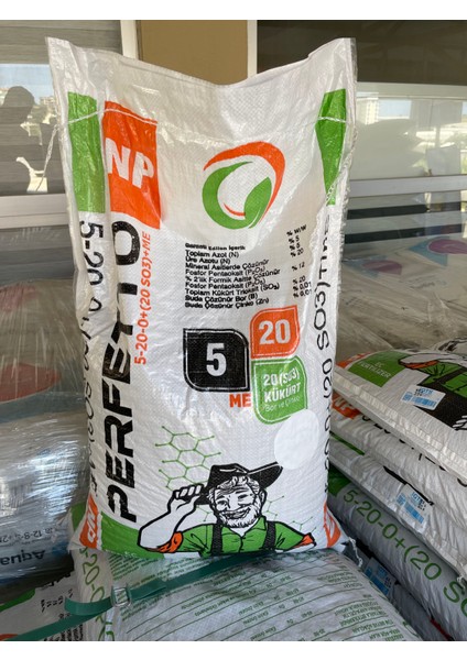 5-20-0+So3 Fosforlu Kükürtlü Taban Gübresi