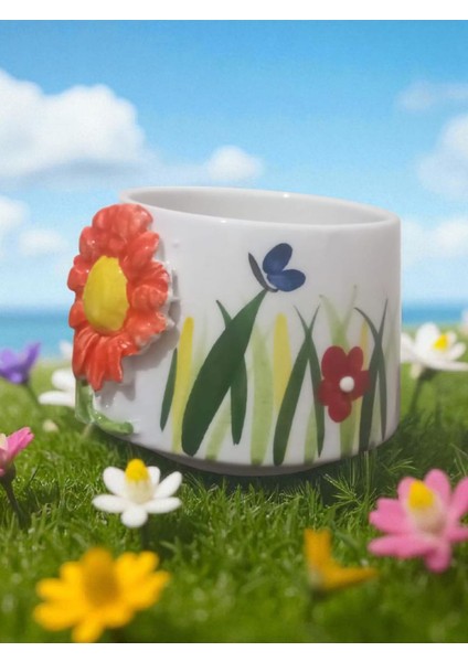 Seramik El Yapımı 3 Boyutlu Fincan modelleri