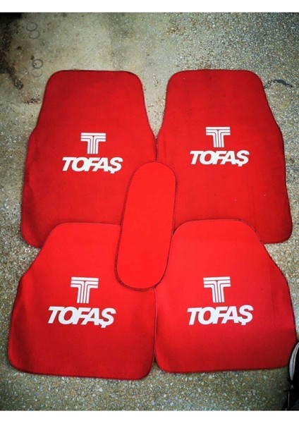 Tofaş Kırmızı Oto Halı Paspas