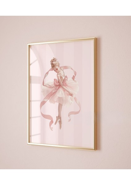 3lü Balerin Temalı Kız Çocuk Odası Poster Seti Çerçevesiz modelleri
