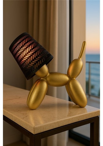 Lima Gold Balon Köpek Tasarım Masa Lambası Modern Dekoratif fiyatları
