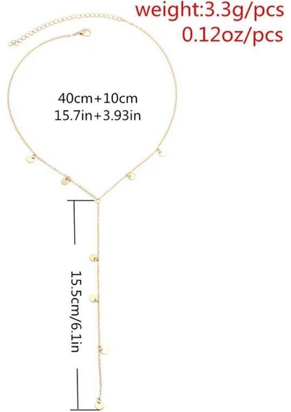 Şıklığınızı Tamamlayacak Metal Daire Zincir Kolye modelleri