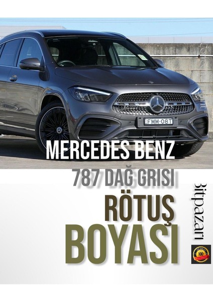 Mercedes , 787 Dağ Grisi - Profesyonel Rötüş Boyası 20ML.