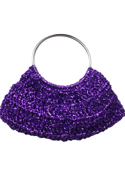 Metalik Rafya Şık Çanta, Gece, Gündüz, Düğün, Nişan, Davetlerde Veya Günlük Şık Kullanımlı modelleri