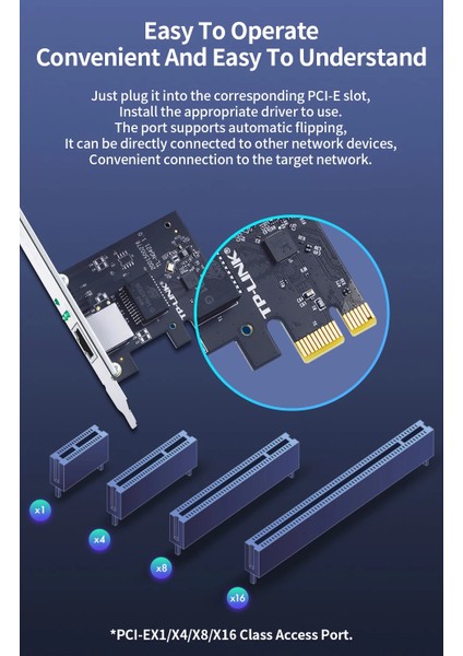 TL-NG421 Pcıe 2.5g Lan Kartı | Wake On Lan (Wol) Destekli Ethernet Adaptörü indirimleri