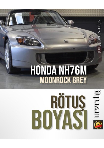 Honda Thunder Gray Metallic -Fırtına Grisi- NH-576M - Orijinal Rötuş Boyası 25ML.