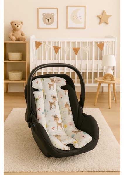 %100 Pamuk Müslin ve Pike Çift Katlı Puset Örtüsü & Minderi modelleri