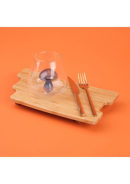 Kitchen Figürlü Borosilikat Cam Meşrubat Bardağı - Şeffaf / Mavi - 360 ml modelleri