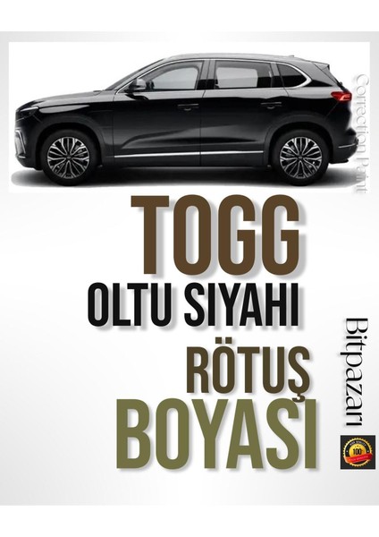 Togg Oltu Siyahı - 25ML Orjinal Rötuş Boyası