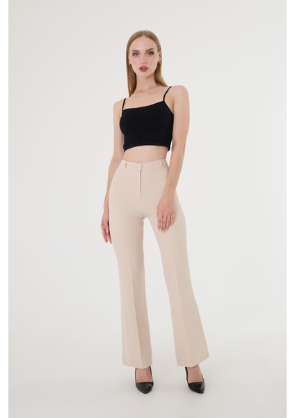 Kadın Taş Ispanyol Paça Pantolon modelleri