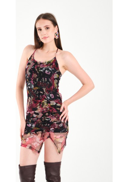 Çapraz Askılı Elbise modelleri