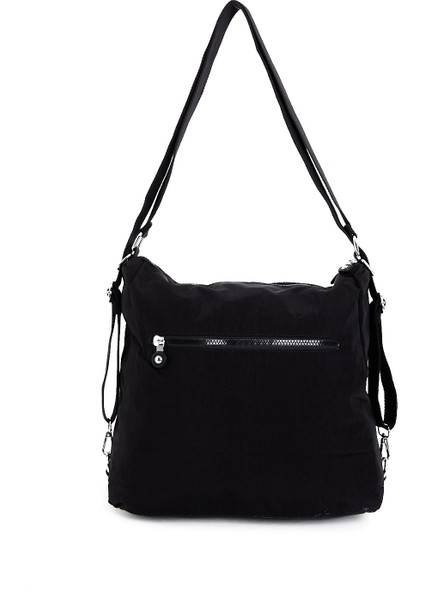 Çok Cepli Ayarlanabilir Çapraz Askılı Kadın Omuz ve Sırt Çantası Büyük Boy Günlük HV3050 Siyah modelleri