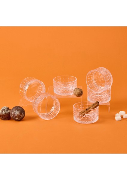 Branda 6'lı Kase - Şeffaf - 220 ml