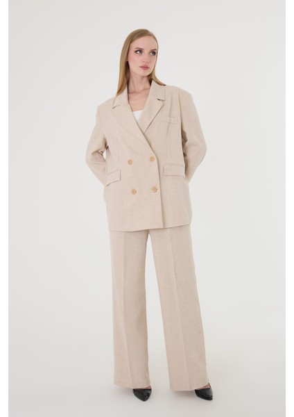 Kadın Taş Poliviskon Blazer Ceket Pantolon Takım fiyatları