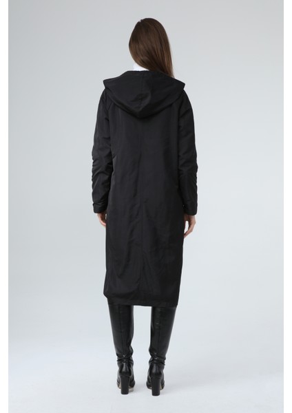Veger Içi Kürklü Su Geçirmez Uzun Trençkot modelleri