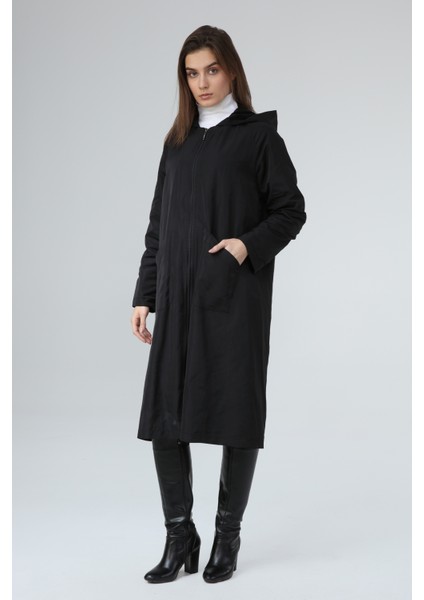 Veger Içi Kürklü Su Geçirmez Uzun Trençkot fırsatları