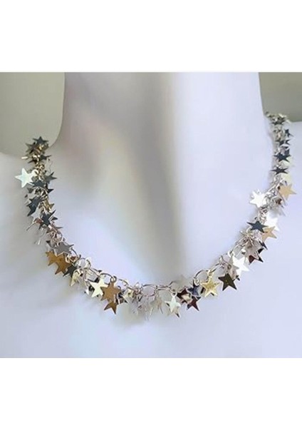 Çoklu Yıldız Model Kadın Kolye - Şıklığınızı Tamamlayın